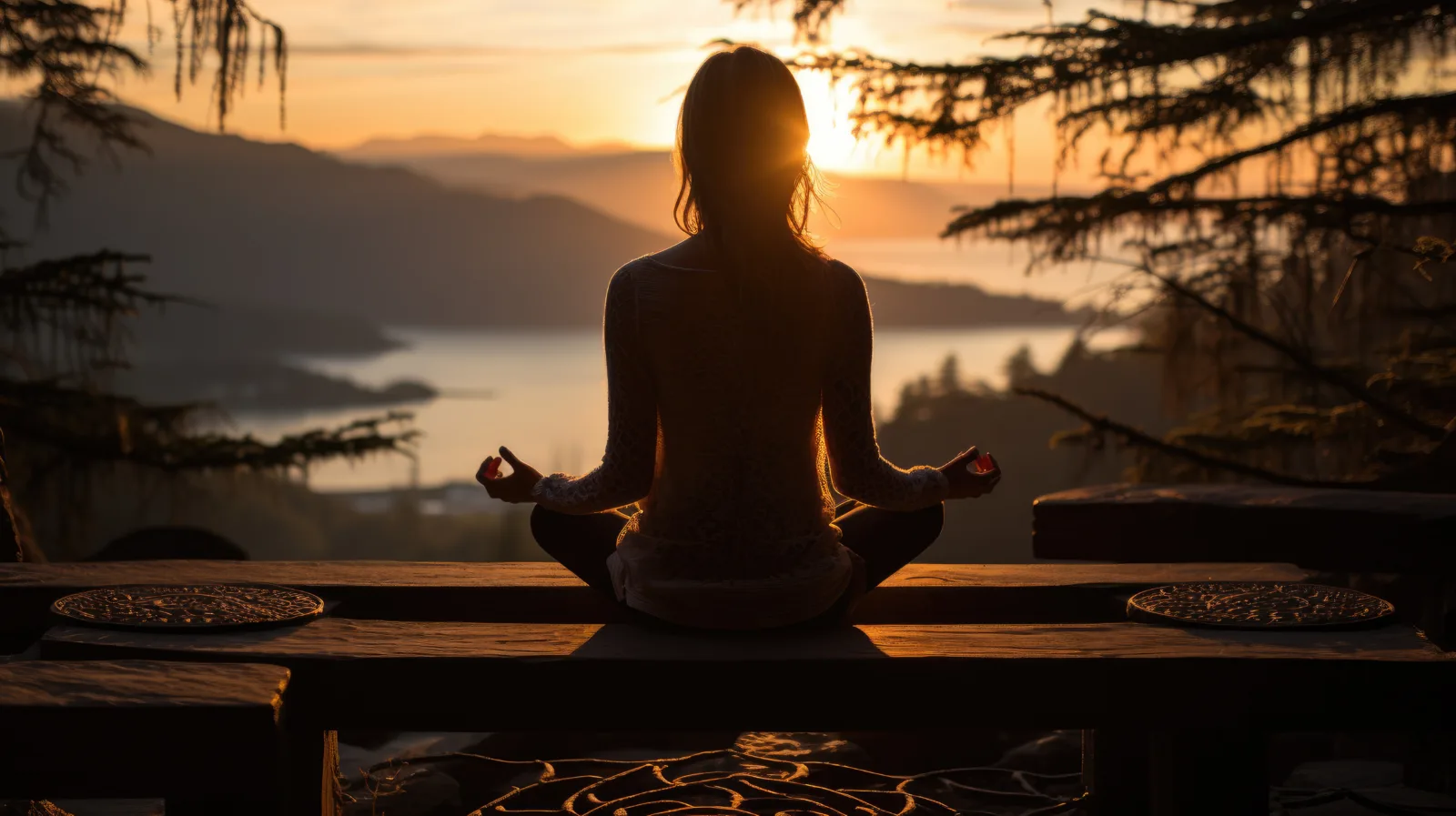 Medytacja - Kobieta praktykująca Jogę
